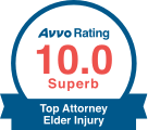 Avvo Rated 10.0 Top Attorney Elder Injury